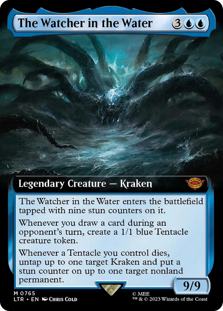 The Watcher in the Water (Extended Art) (Surge Foil) [The Lord of the Rings: Tales of Middle-Earth] | Grognard Games