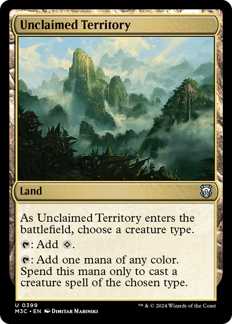 Unclaimed Territory (M3C-399) - Modern Horizons 3 Commander Foil | Grognard Games