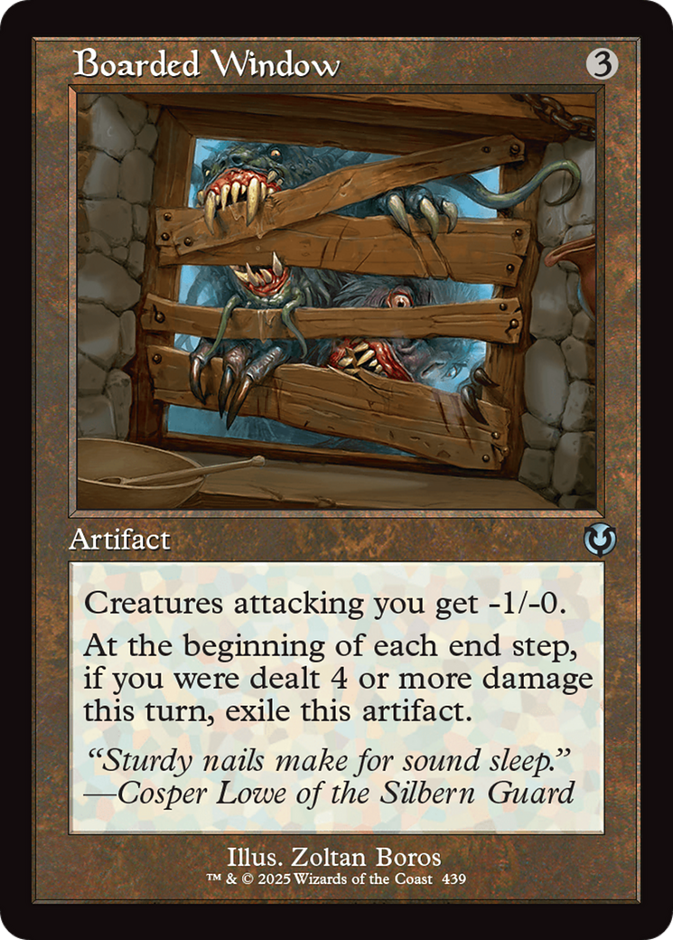 Boarded Window (Retro Frame) [Innistrad Remastered] | Grognard Games