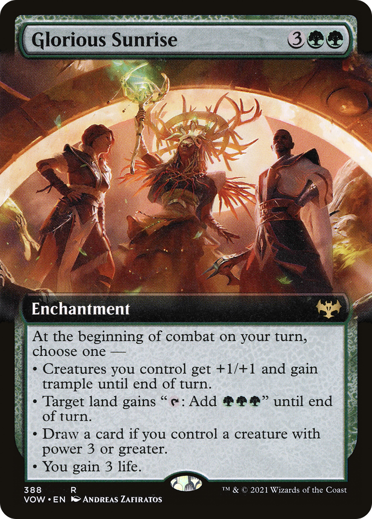 Glorious Sunrise (Extended) [Innistrad: Crimson Vow] | Grognard Games