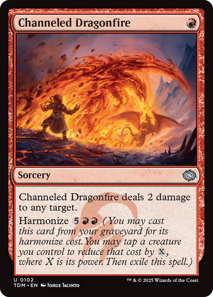Channeled Dragonfire [Tarkir: Dragonstorm] | Grognard Games