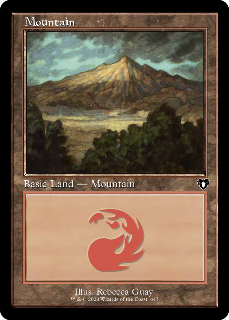 Mountain (447) (Retro) [Commander Masters] | Grognard Games