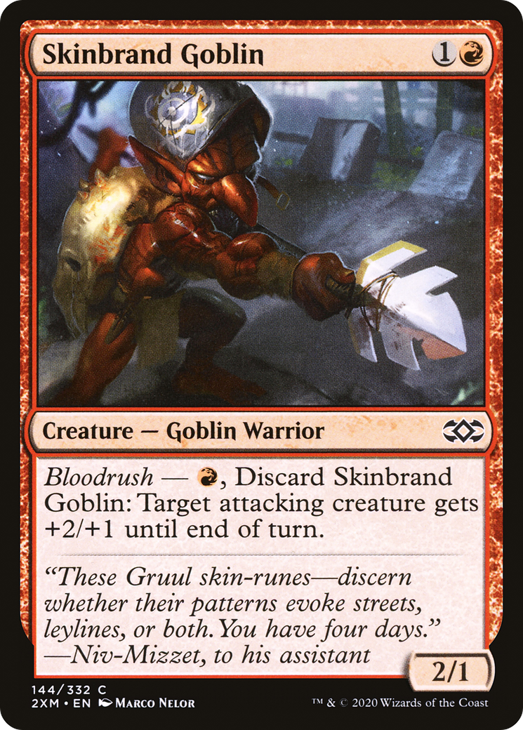 Skinbrand Goblin [Double Masters] | Grognard Games