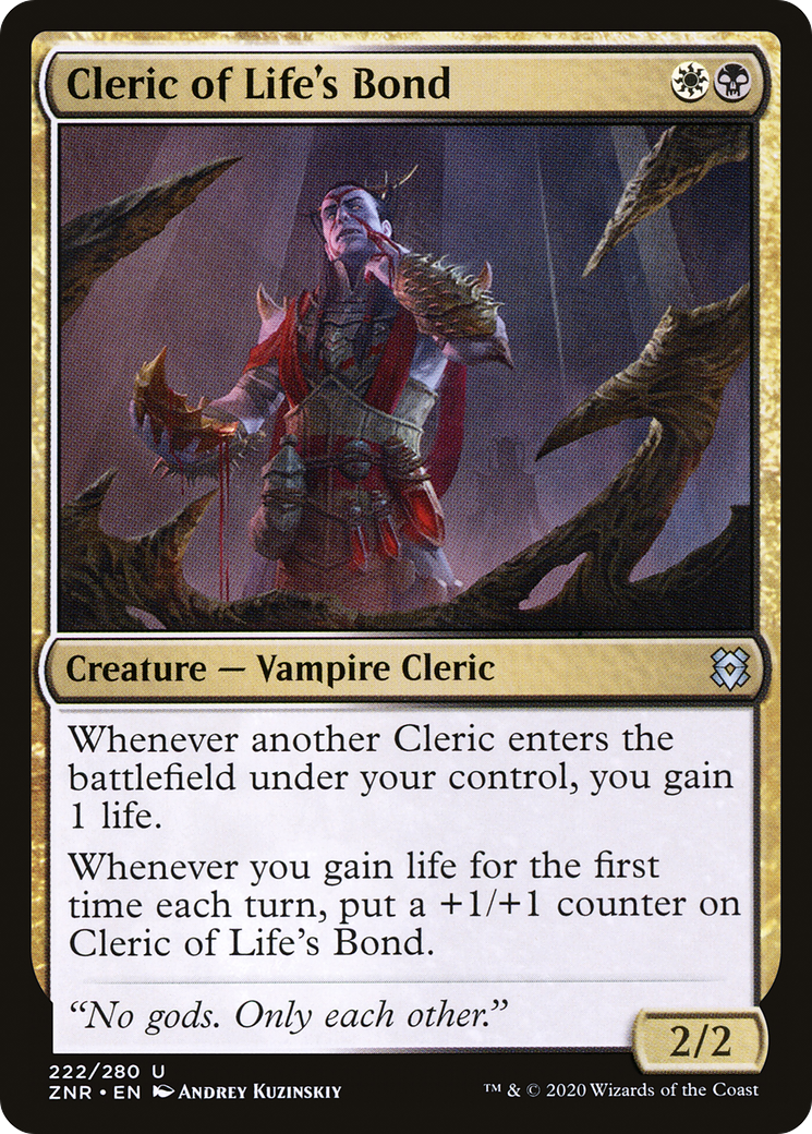 Cleric of Life's Bond [Zendikar Rising] | Grognard Games