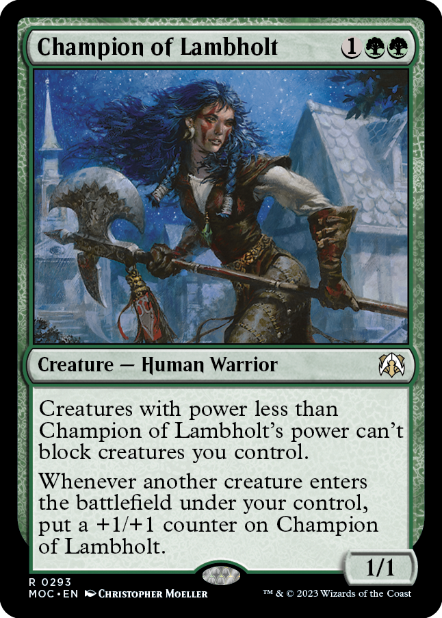 Champion of Lambholt [March of the Machine Commander] | Grognard Games