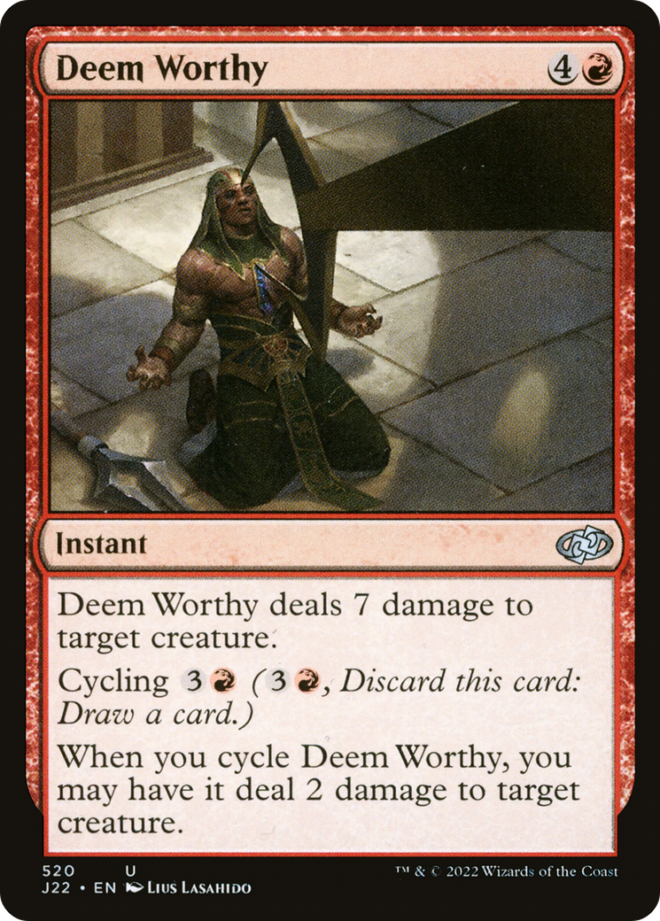 Deem Worthy [Jumpstart 2022] | Grognard Games