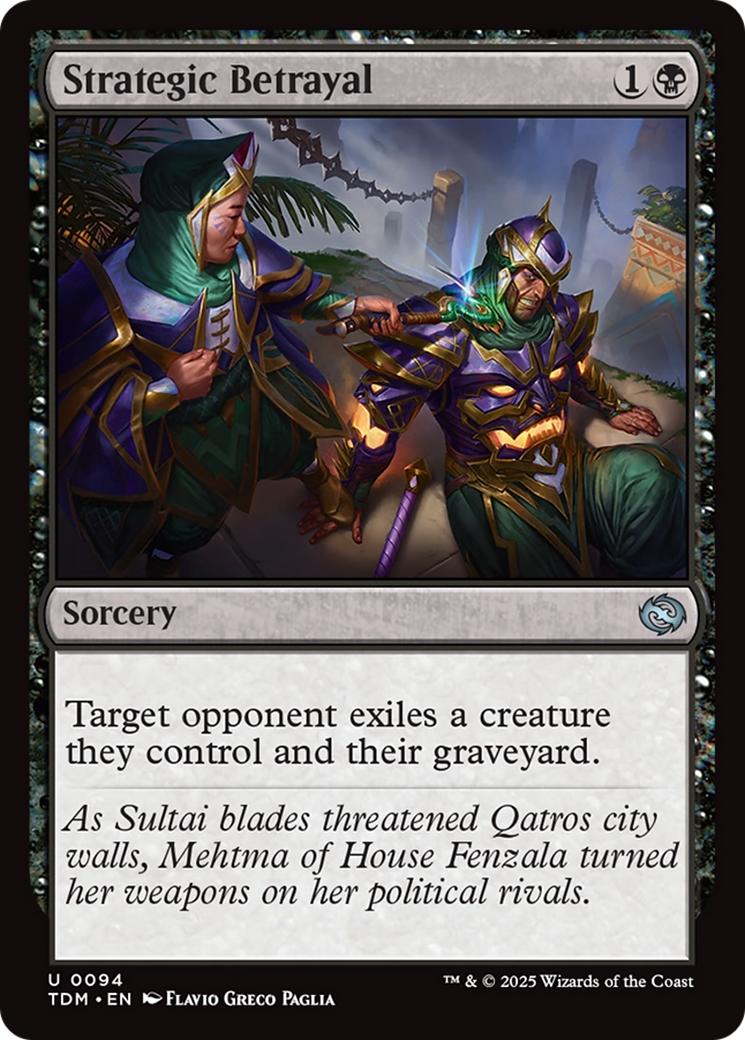 Strategic Betrayal [Tarkir: Dragonstorm] | Grognard Games