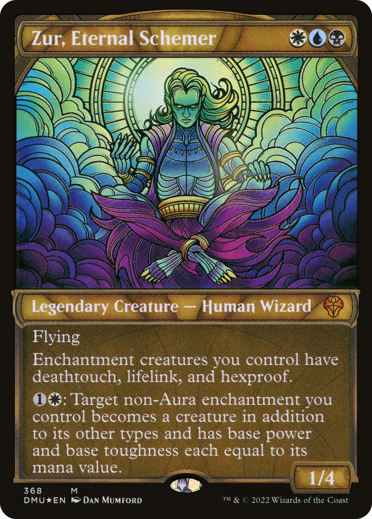 Zur, Eternal Schemer (Showcase Textured) [Dominaria United] | Grognard Games