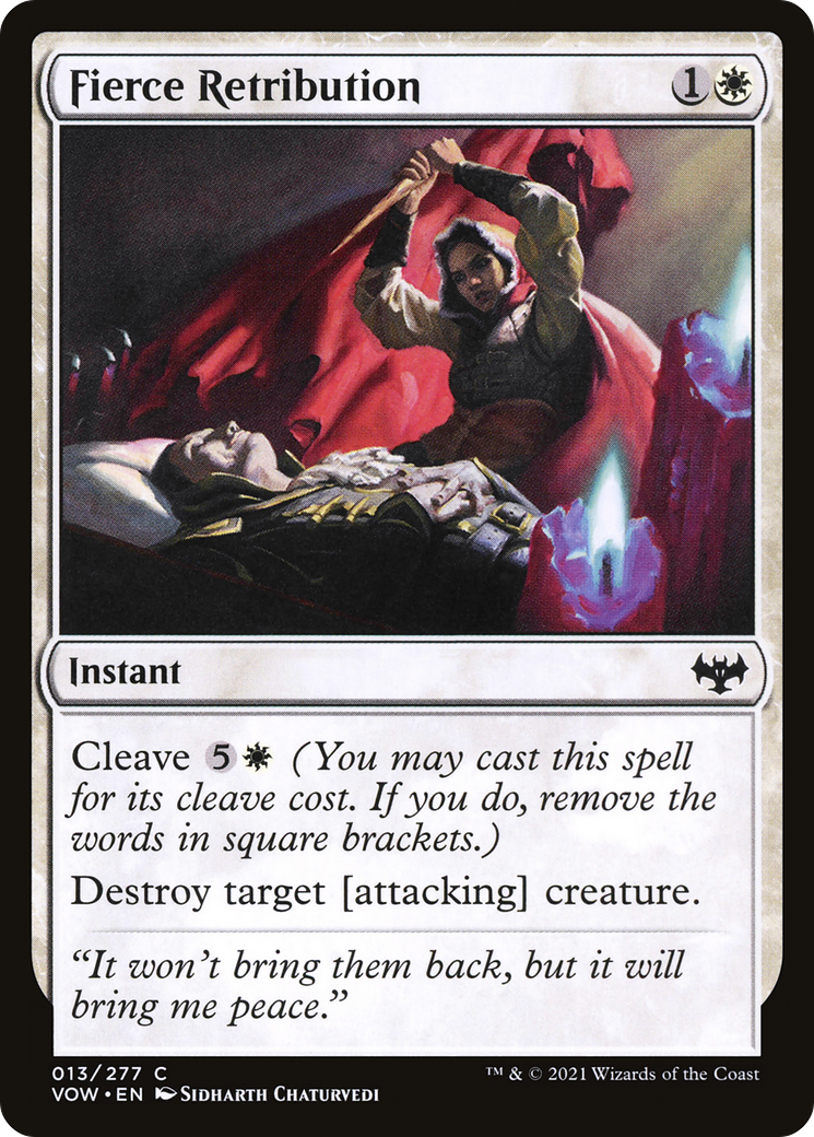 Fierce Retribution [Innistrad: Crimson Vow] | Grognard Games