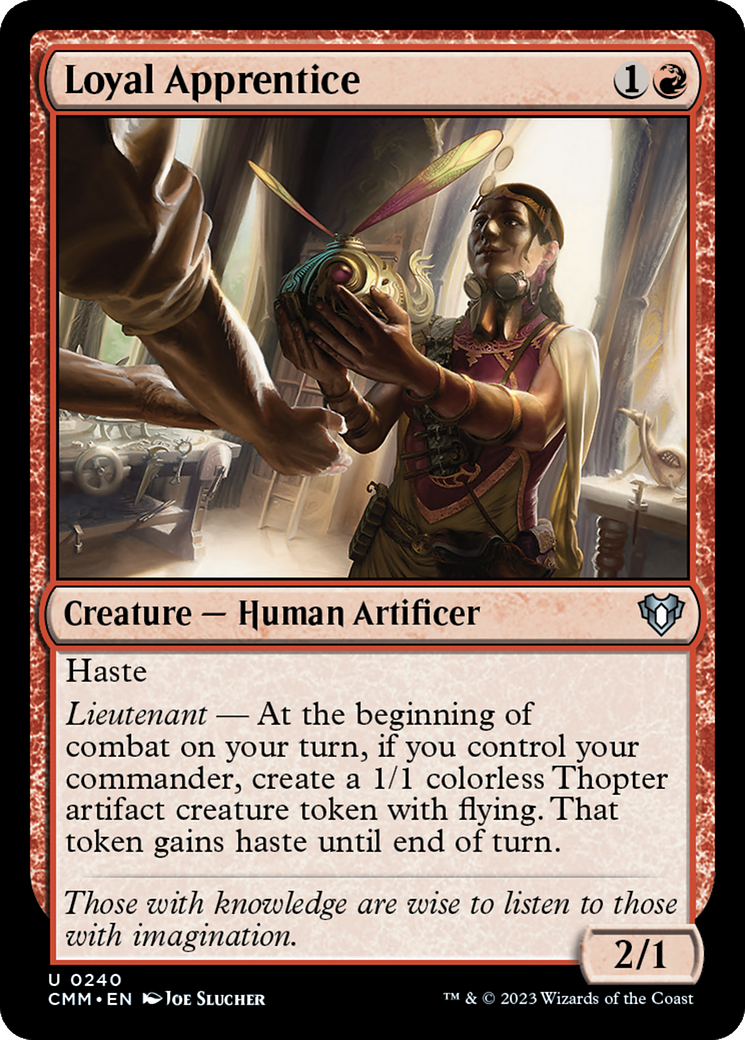 Loyal Apprentice [Commander Masters] | Grognard Games