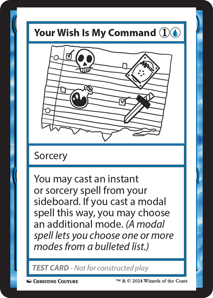 Your Wish Is My Command [Mystery Booster 2 Playtest Cards] | Grognard Games