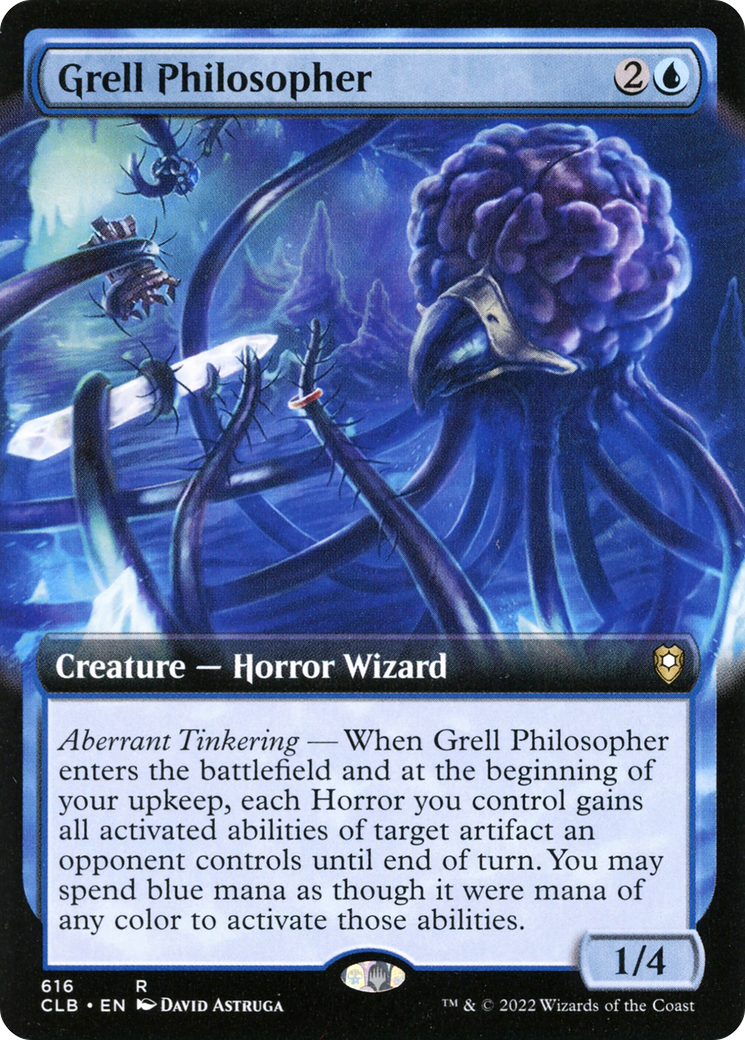 Grell Philosopher (Extended Art) [Commander Legends: Battle for Baldur's Gate] | Grognard Games