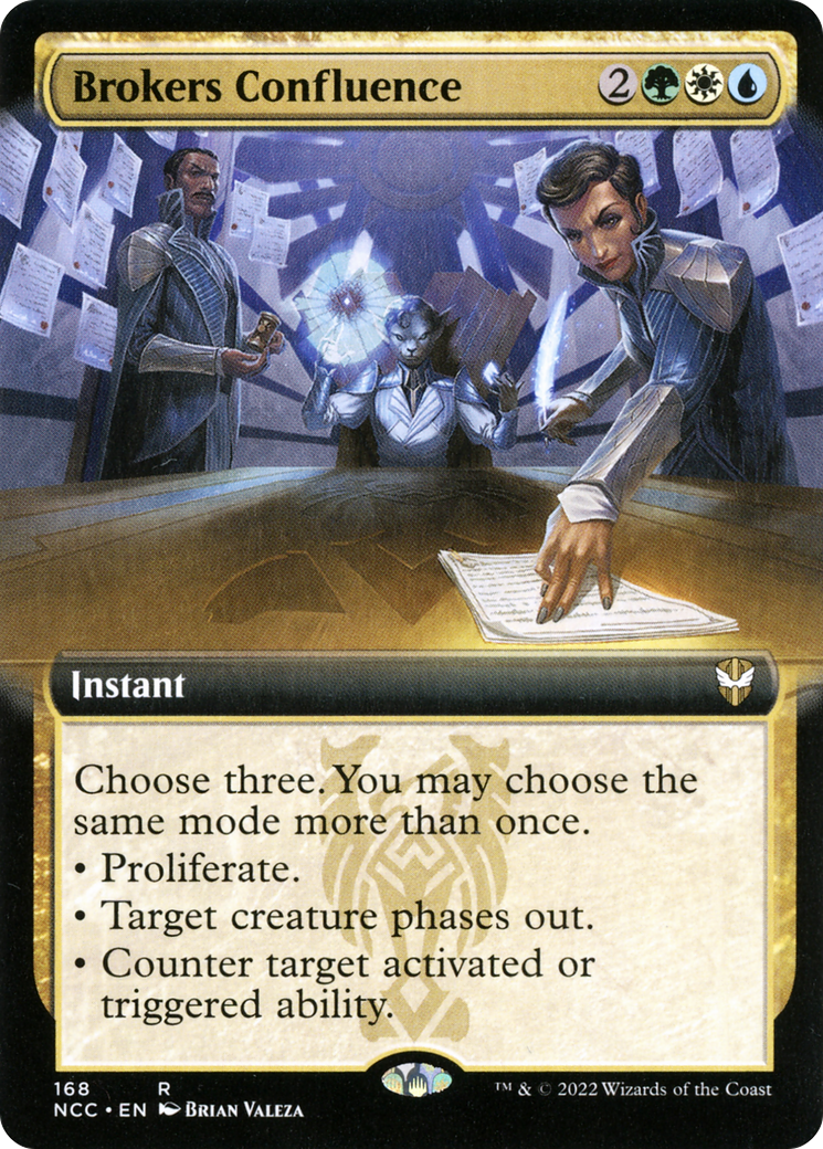 Brokers Confluence (Extended Art) [Streets of New Capenna Commander] | Grognard Games