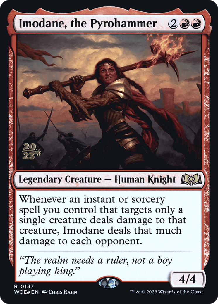 Imodane, the Pyrohammer [Wilds of Eldraine Prerelease Promos] | Grognard Games