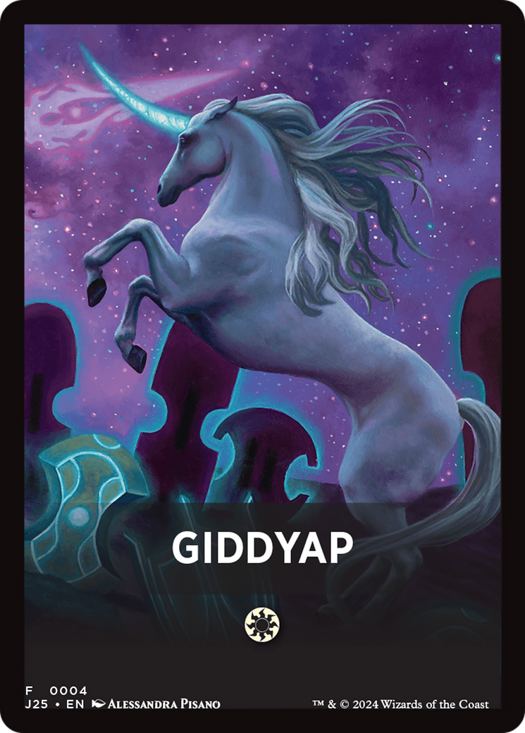 Giddyap Theme Card [Foundations Jumpstart Front Cards] | Grognard Games