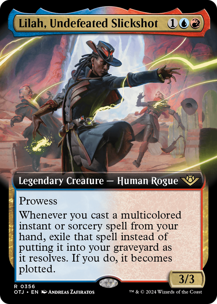 Lilah, Undefeated Slickshot (OTJ-356) - Outlaws of Thunder Junction: (Extended Art) | Grognard Games