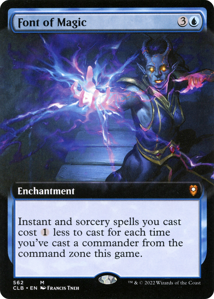 Font of Magic (Extended Art) [Commander Legends: Battle for Baldur's Gate] | Grognard Games