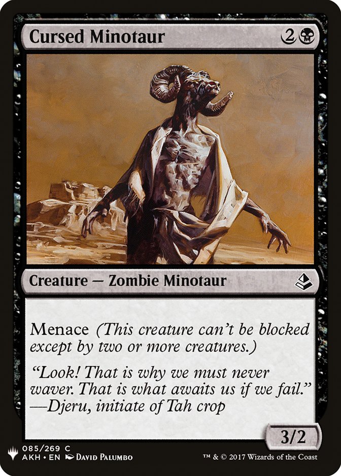 Cursed Minotaur [Mystery Booster] | Grognard Games