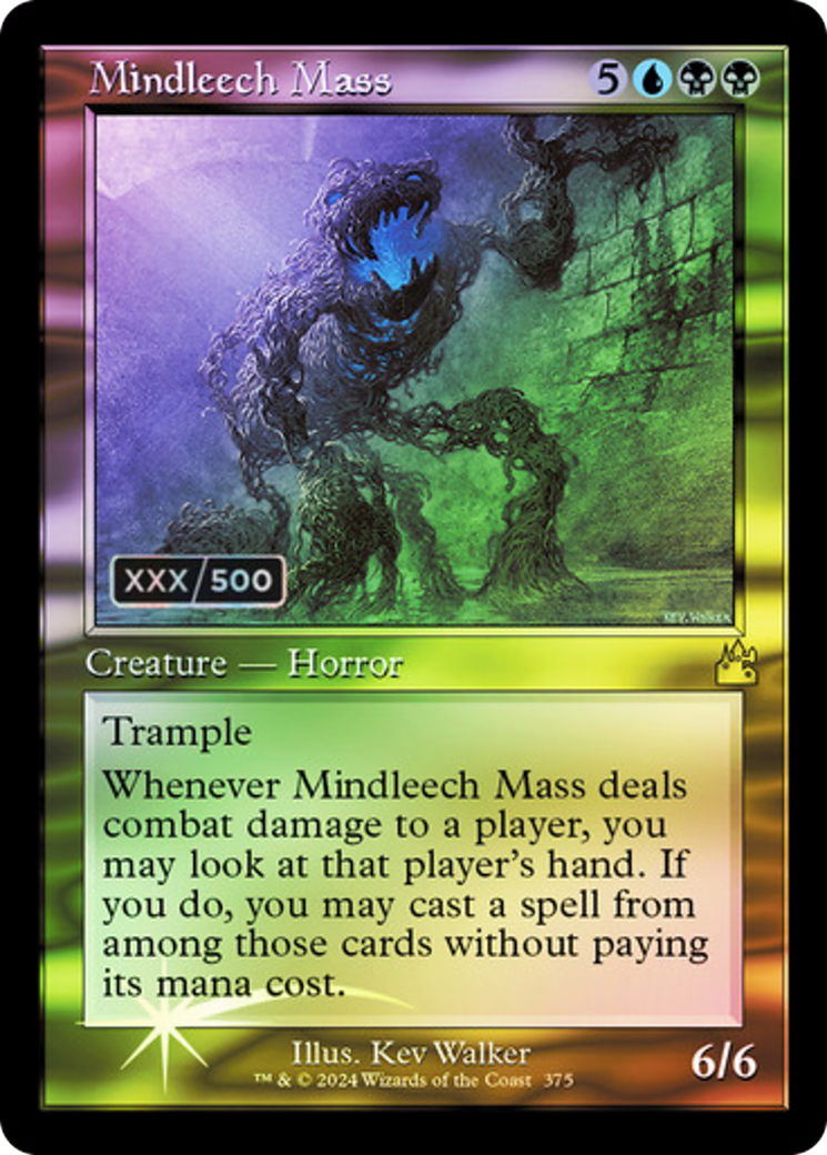 Mindleech Mass (Retro) (Serialized) [Ravnica Remastered] | Grognard Games