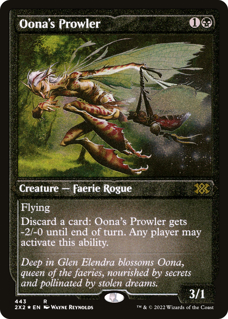 Oona's Prowler (Foil Etched) (2X2-443) - Double Masters 2022 Foil | Grognard Games