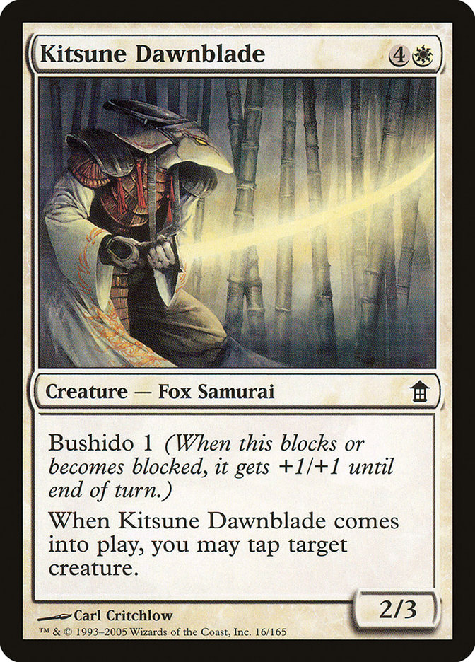 Kitsune Dawnblade [Saviors of Kamigawa] | Grognard Games