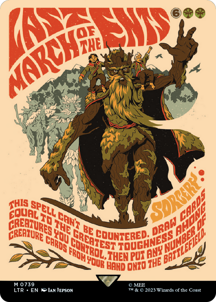 Last March of the Ents (Borderless Poster) [The Lord of the Rings: Tales of Middle-Earth] | Grognard Games