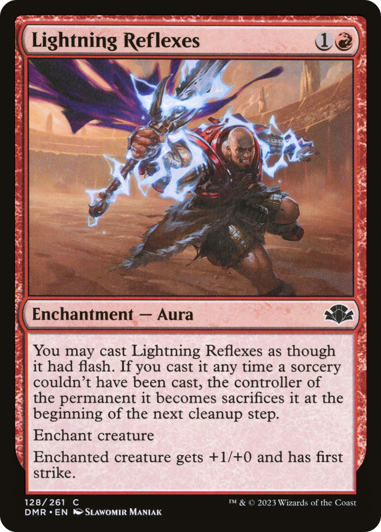 Lightning Reflexes [Dominaria Remastered] | Grognard Games
