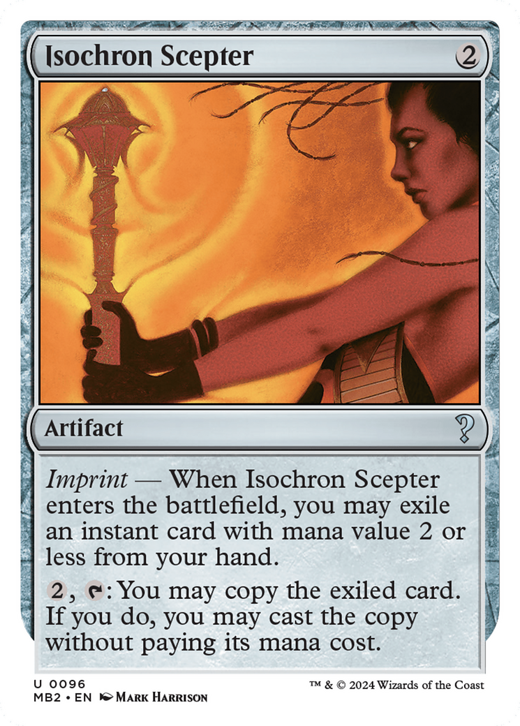 Isochron Scepter (White Border) [Mystery Booster 2] | Grognard Games