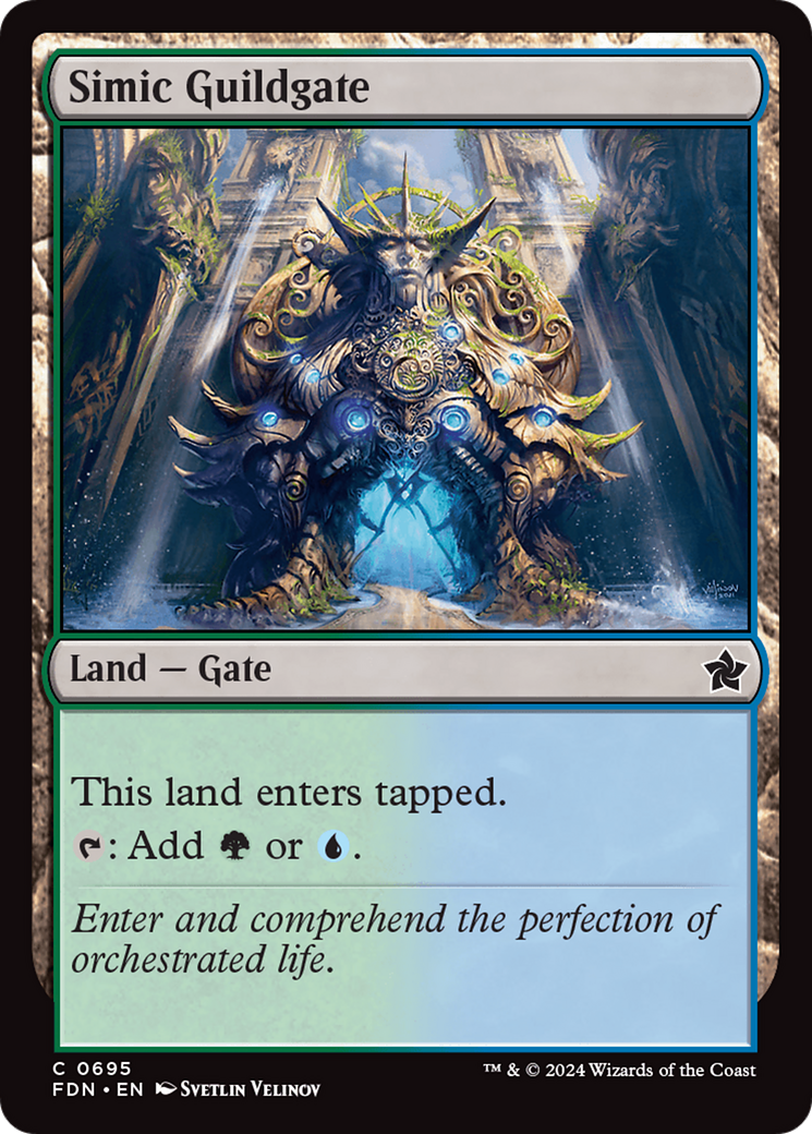 Simic Guildgate [Foundations] | Grognard Games