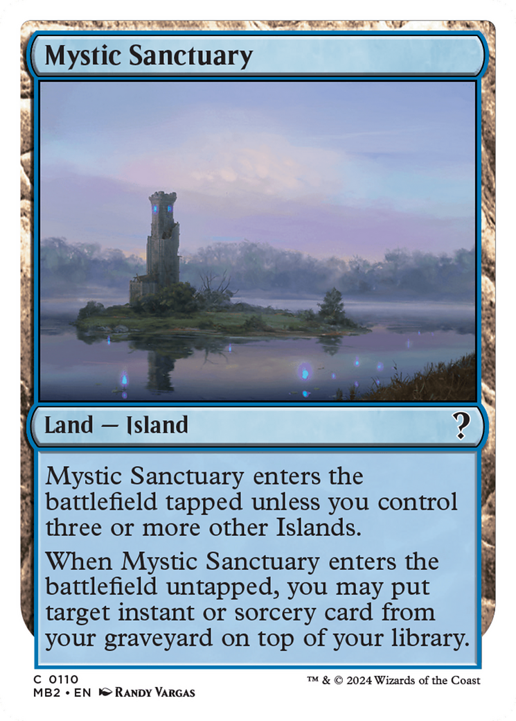 Mystic Sanctuary (White Border) [Mystery Booster 2] | Grognard Games