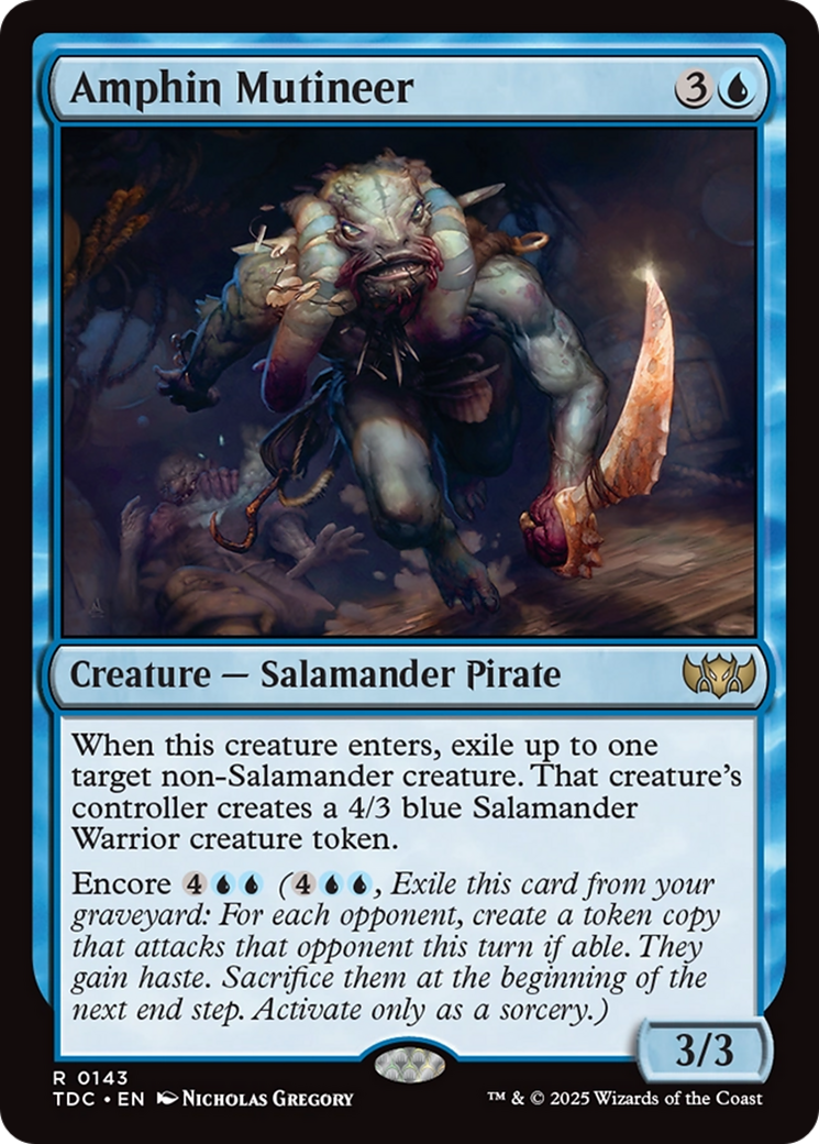 Amphin Mutineer [Tarkir: Dragonstorm Commander] | Grognard Games