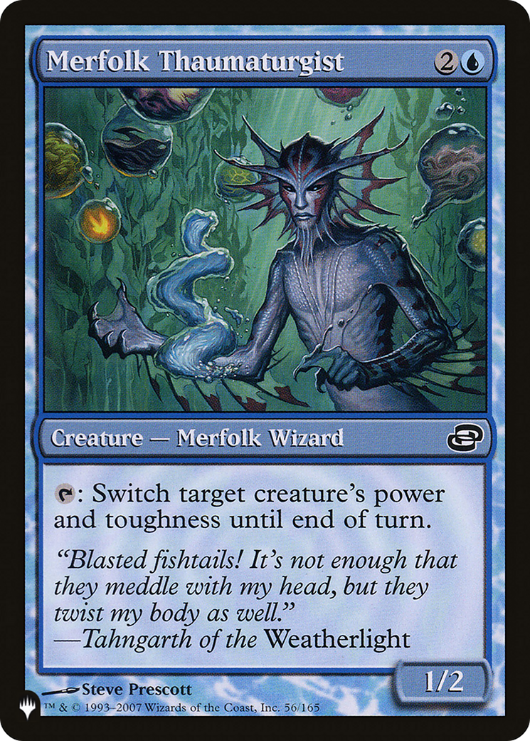 Merfolk Thaumaturgist [The List Reprints] | Grognard Games