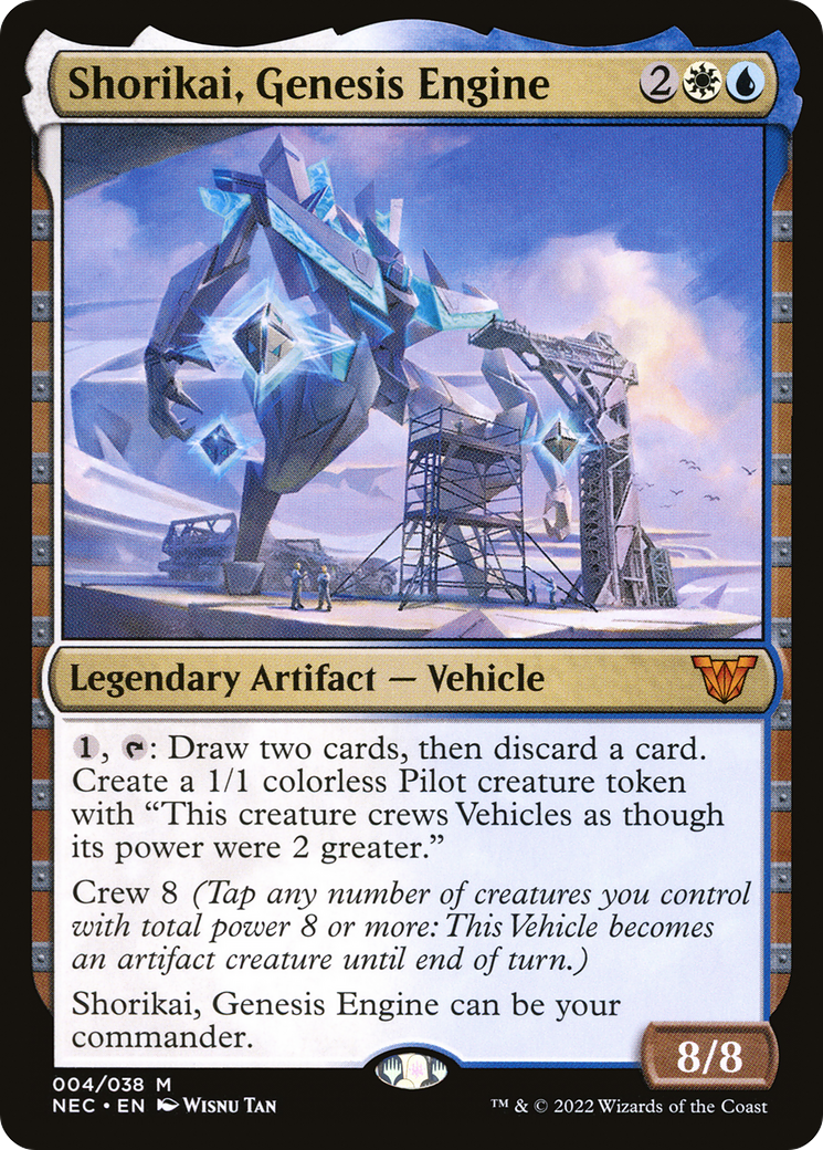 Shorikai, Genesis Engine [Kamigawa: Neon Dynasty Commander] | Grognard Games