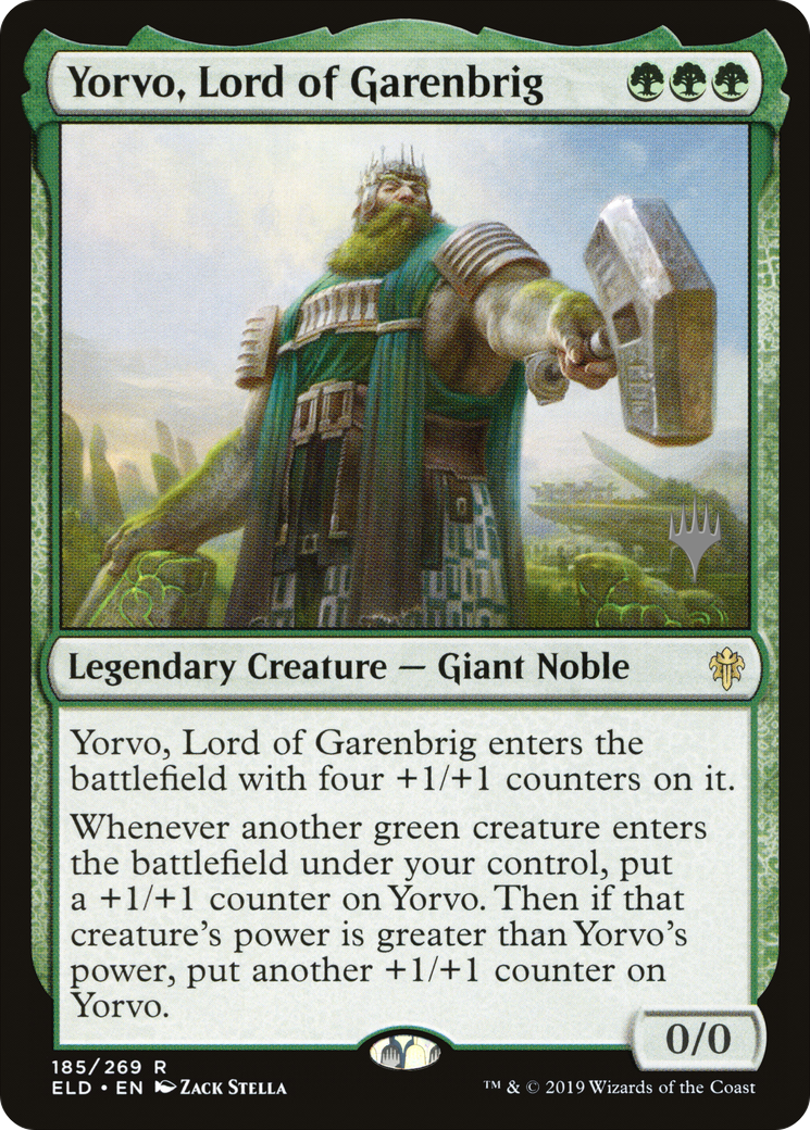 Yorvo, Lord of Garenbrig (Promo Pack) [Throne of Eldraine Promos] | Grognard Games