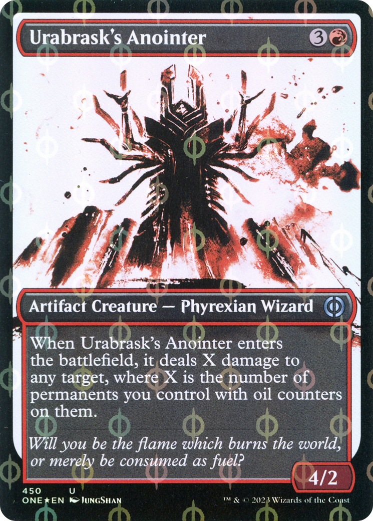 Urabrask's Anointer (ONE-450) - Phyrexia: All Will Be One: (Showcase) | Grognard Games