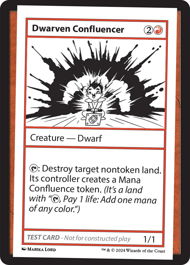 Dwarven Confluencer [Mystery Booster 2 Playtest Cards] | Grognard Games