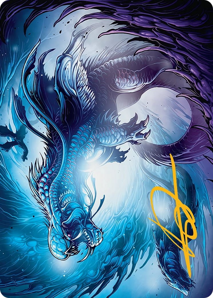 Roiling Dragonstorm Art Card (33/54) [Tarkir: Dragonstorm Art Series] | Grognard Games