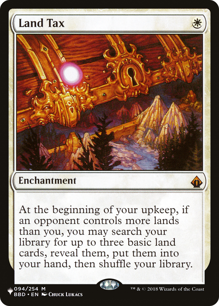 Land Tax [The List] | Grognard Games