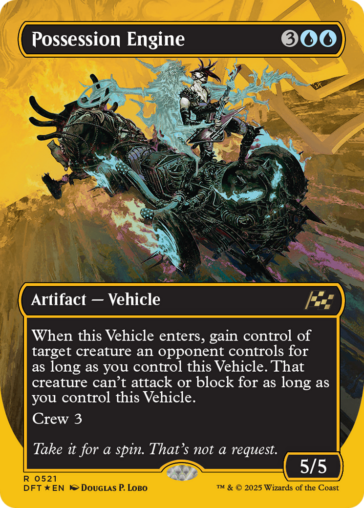 Possession Engine (Borderless) (First-Place Foil) [Aetherdrift] | Grognard Games