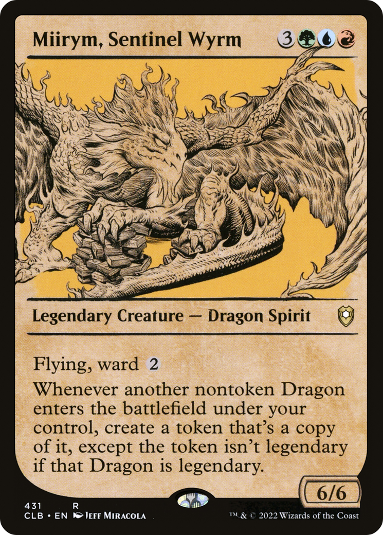 Miirym, Sentinel Wyrm (Showcase) [Commander Legends: Battle for Baldur's Gate] | Grognard Games
