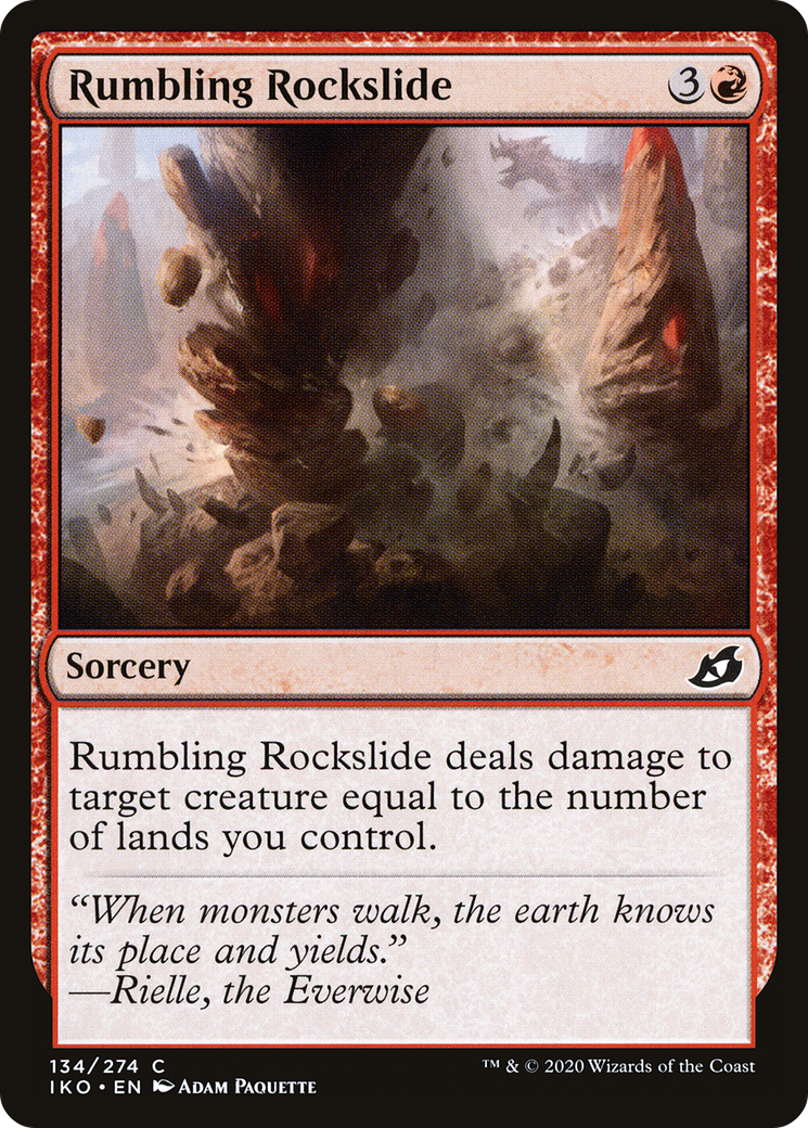 Rumbling Rockslide [Ikoria: Lair of Behemoths] | Grognard Games