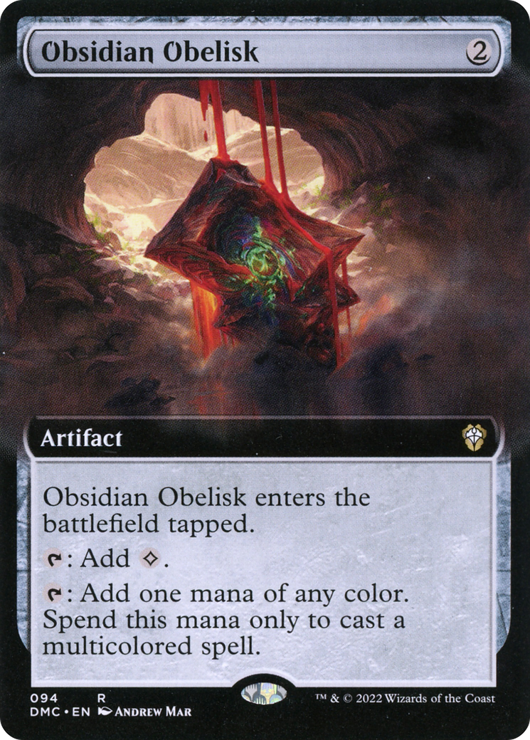 Obsidian Obelisk (Extended Art) [Dominaria United Commander] | Grognard Games