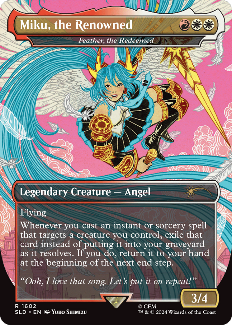 Miku, the Renowned - Feather, the Redeemed [Secret Lair Drop Series] | Grognard Games