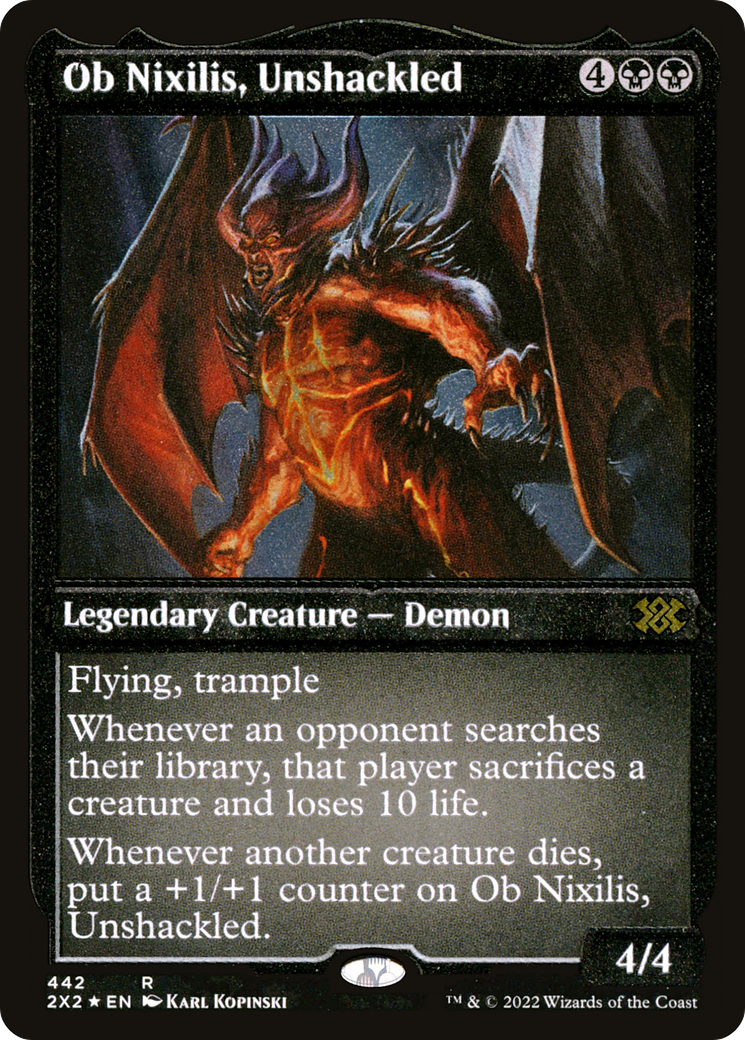 Ob Nixilis, Unshackled (2X2-442) - Double Masters 2022 Foil | Grognard Games