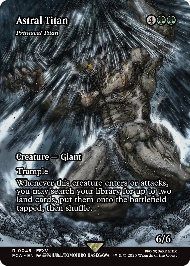Astral Tiran - Primeval Titan (Showcase) (FCA-048) - FINAL FANTASY: Through the Ages | Grognard Games
