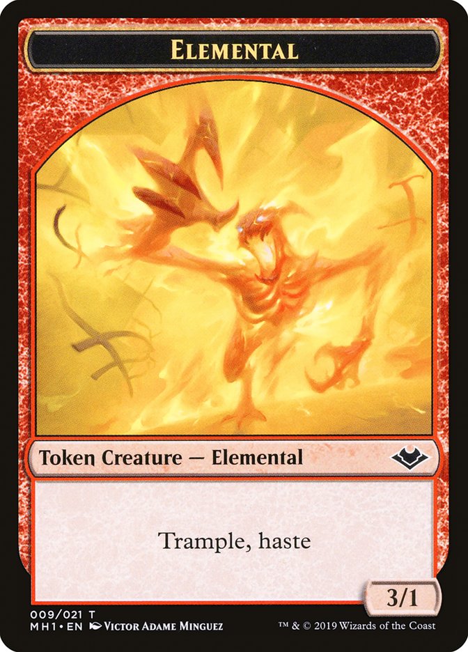 Elemental Token (009/021) [Modern Horizons Tokens] | Grognard Games