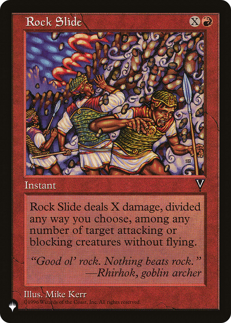 Rock Slide [The List] | Grognard Games