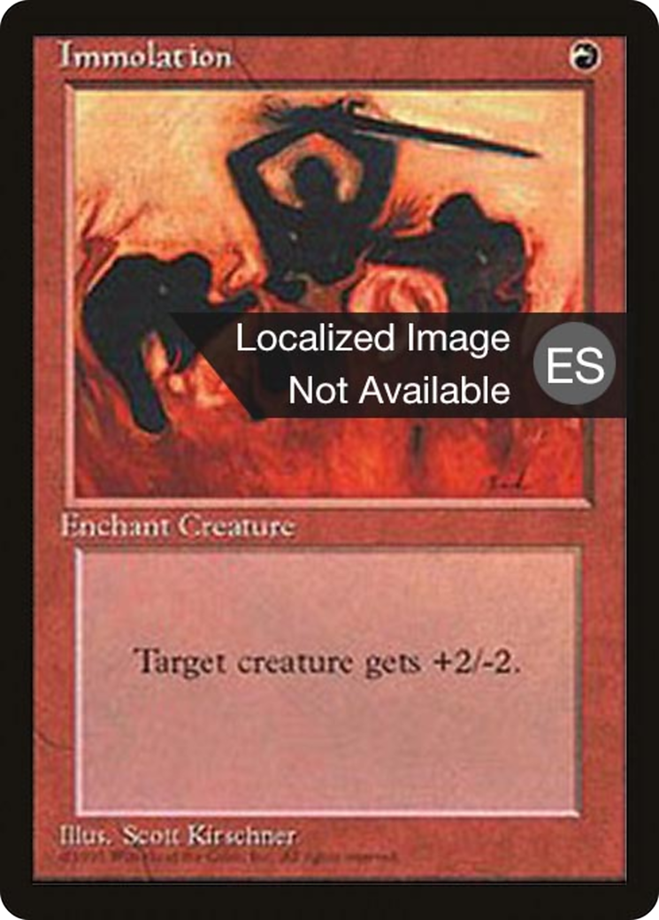 Immolation [Fourth Edition (Foreign Black Border)] | Grognard Games