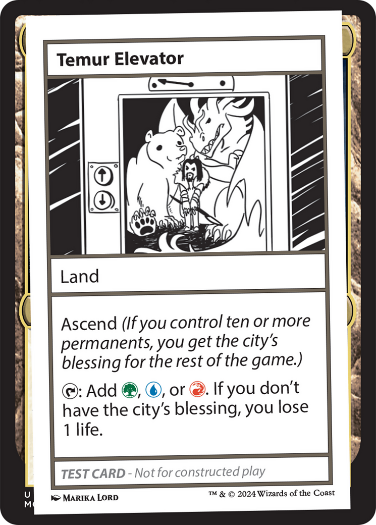 Temur Elevator [Mystery Booster 2 Playtest Cards] | Grognard Games