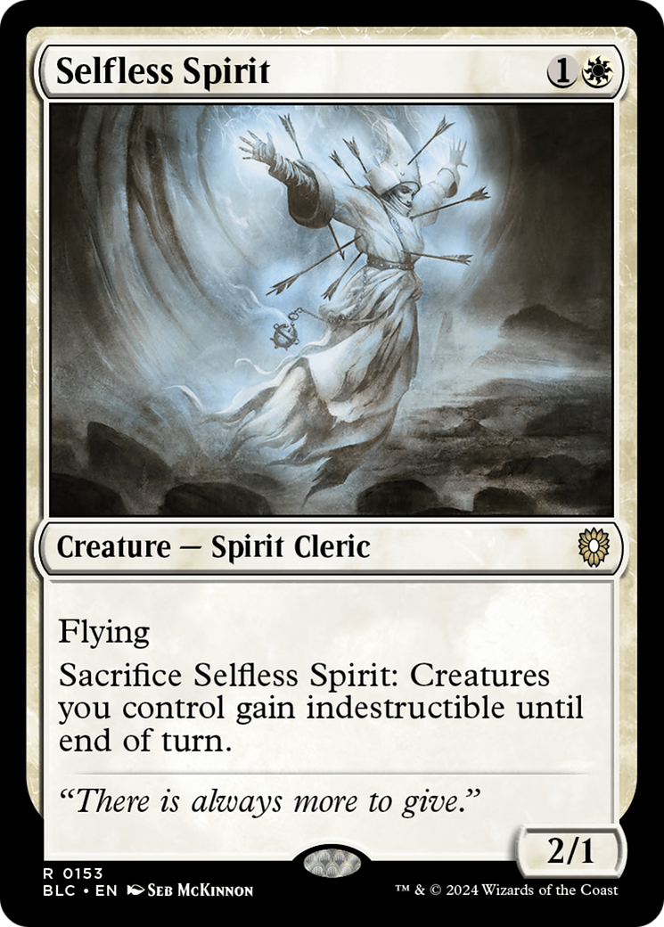 Selfless Spirit [Bloomburrow Commander] | Grognard Games